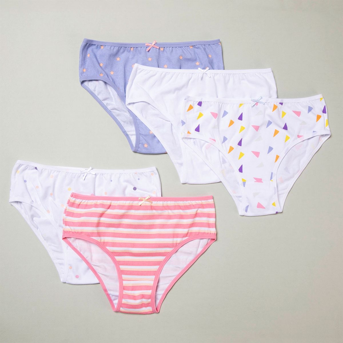 ELEVEN - Calzón Pack de 5 Unidades Algodón Niña Eleven