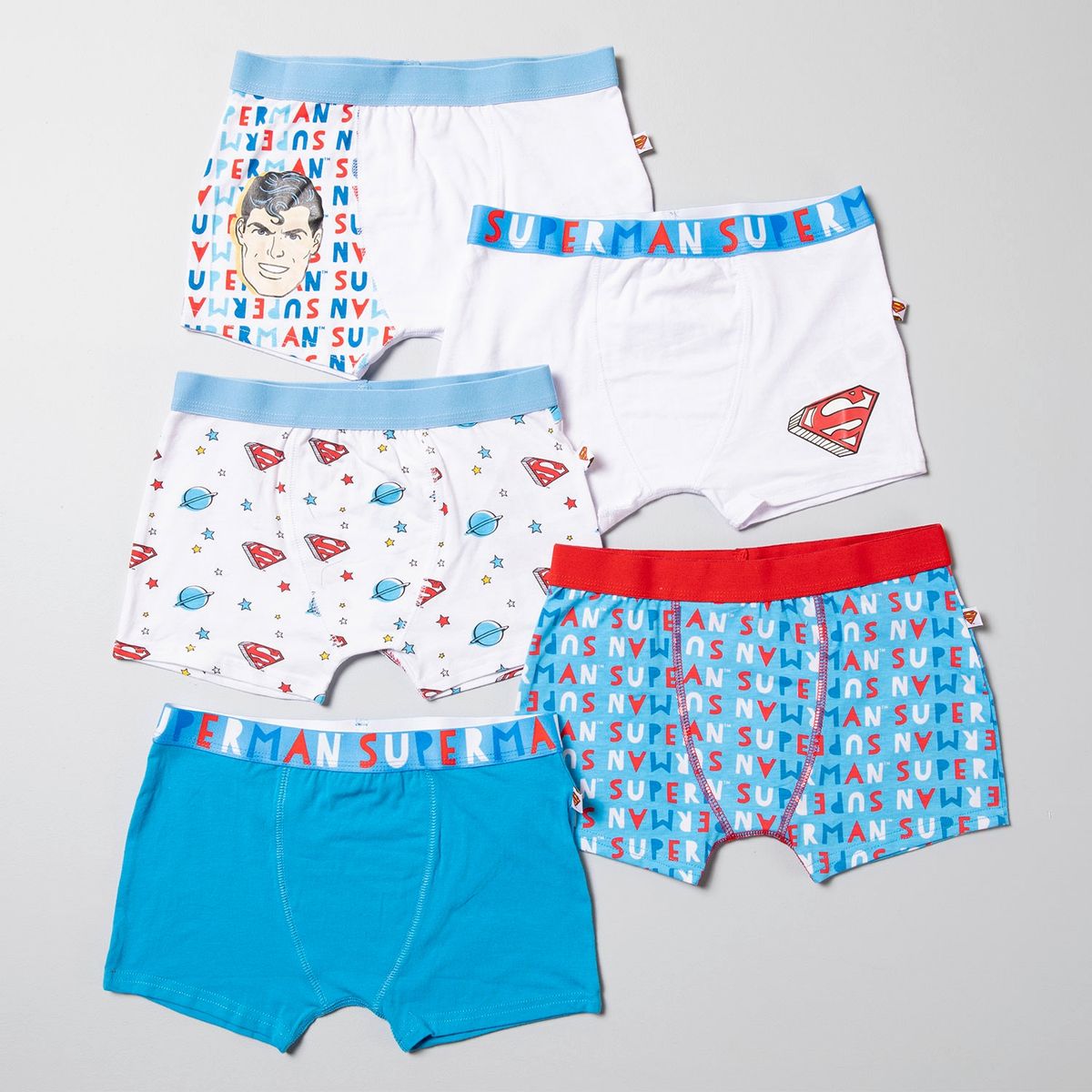 DC ORIGINALS - Boxer Pack de 5 Unidades Algodón Niño Dc Originals