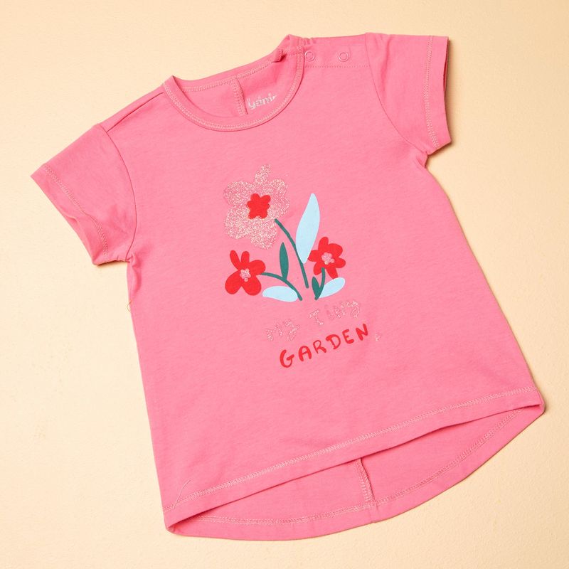 YAMP - Polera Algodón Reciclado Bebé Niña Yamp
