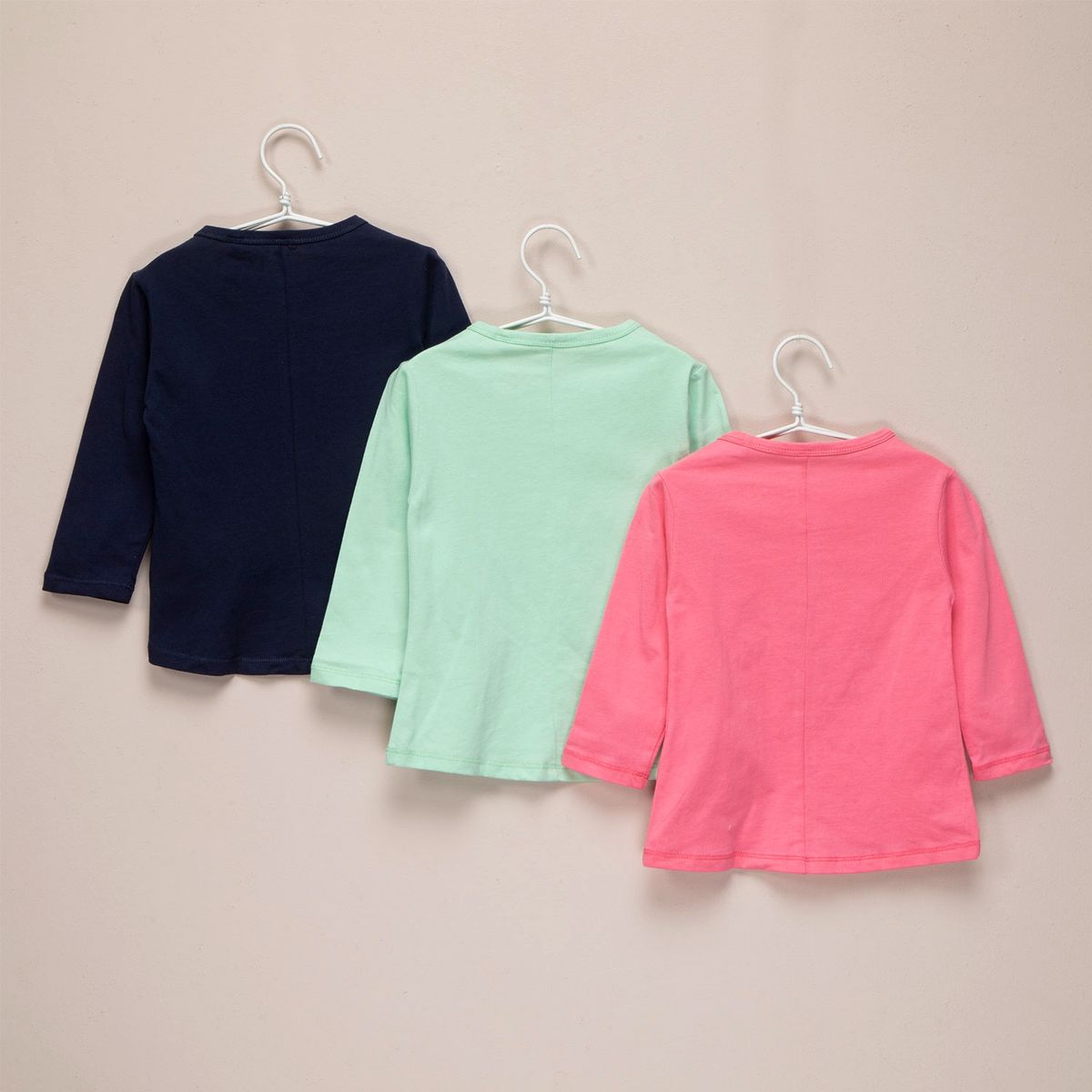 YAMP - Polera Pack de 3 Unidades Algodón Reciclado Bebé Niña Yamp