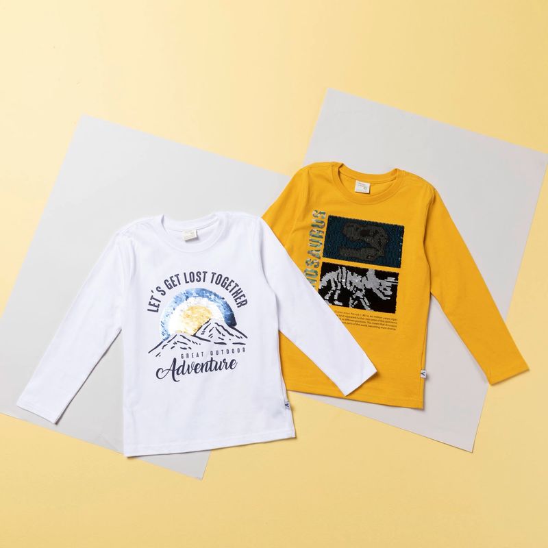 YAMP - Pack 2 Poleras Algodón Niño Yamp