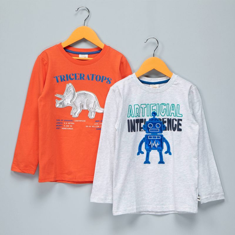 YAMP - Polera Pack de 2 Unidades Algodón Niño Yamp