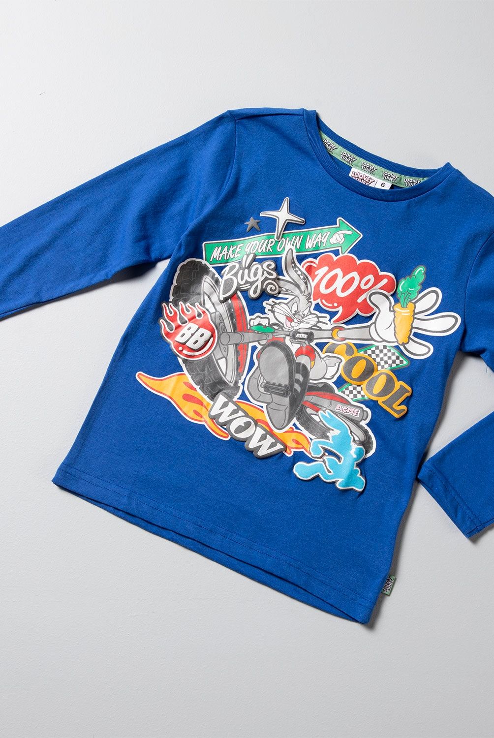 WARNER BROS - Polera Algodón Niño Looney Tunes Warner Bros