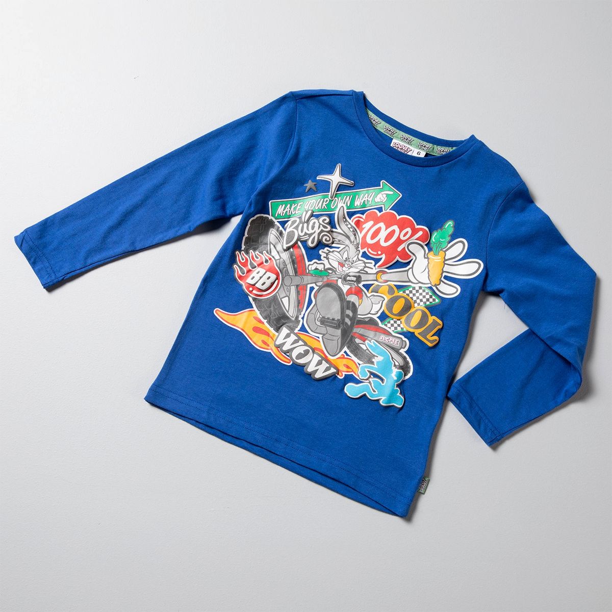 WARNER BROS - Polera Algodón Niño Looney Tunes Warner Bros