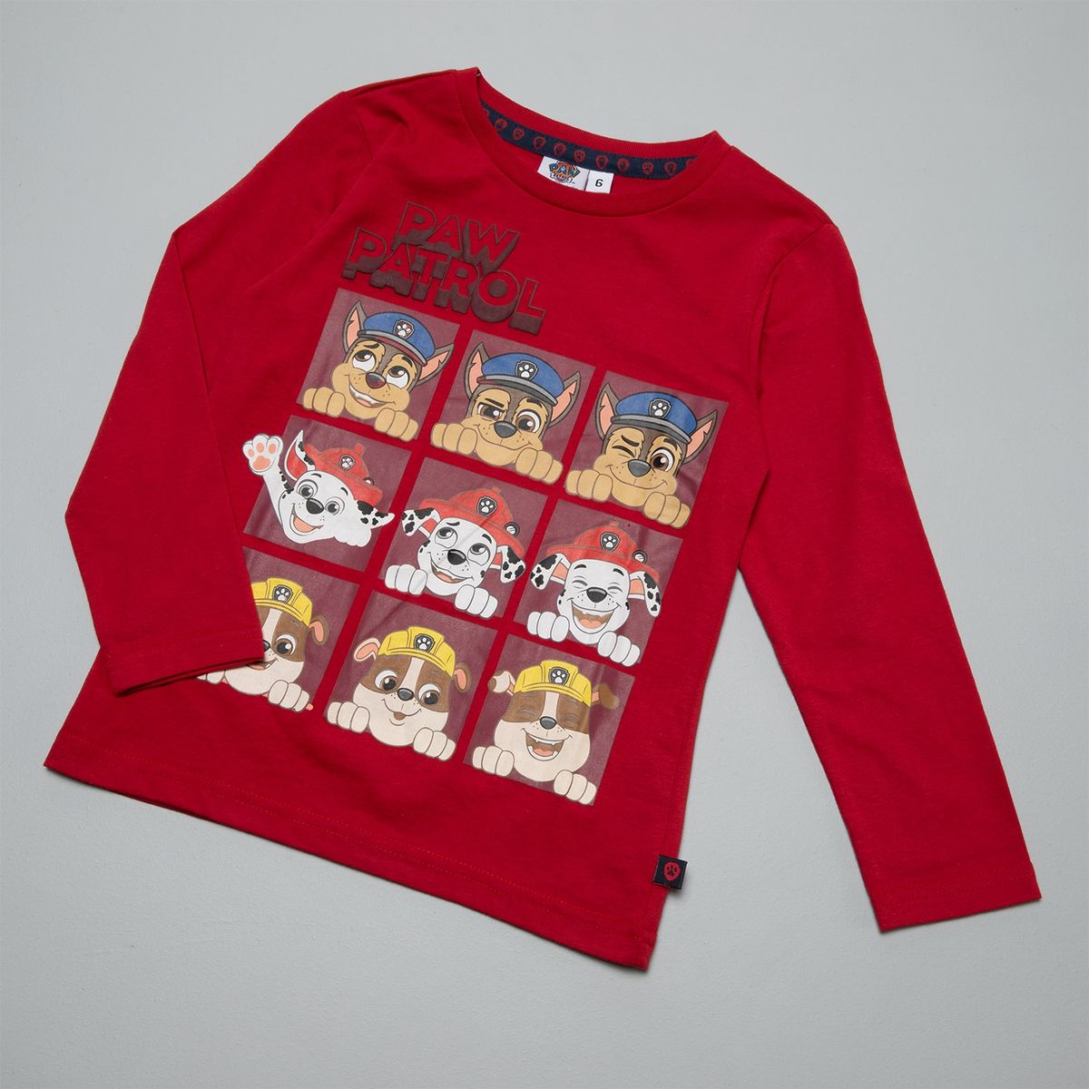 PAW PATROL - Polera Algodón Niño Paw Patrol