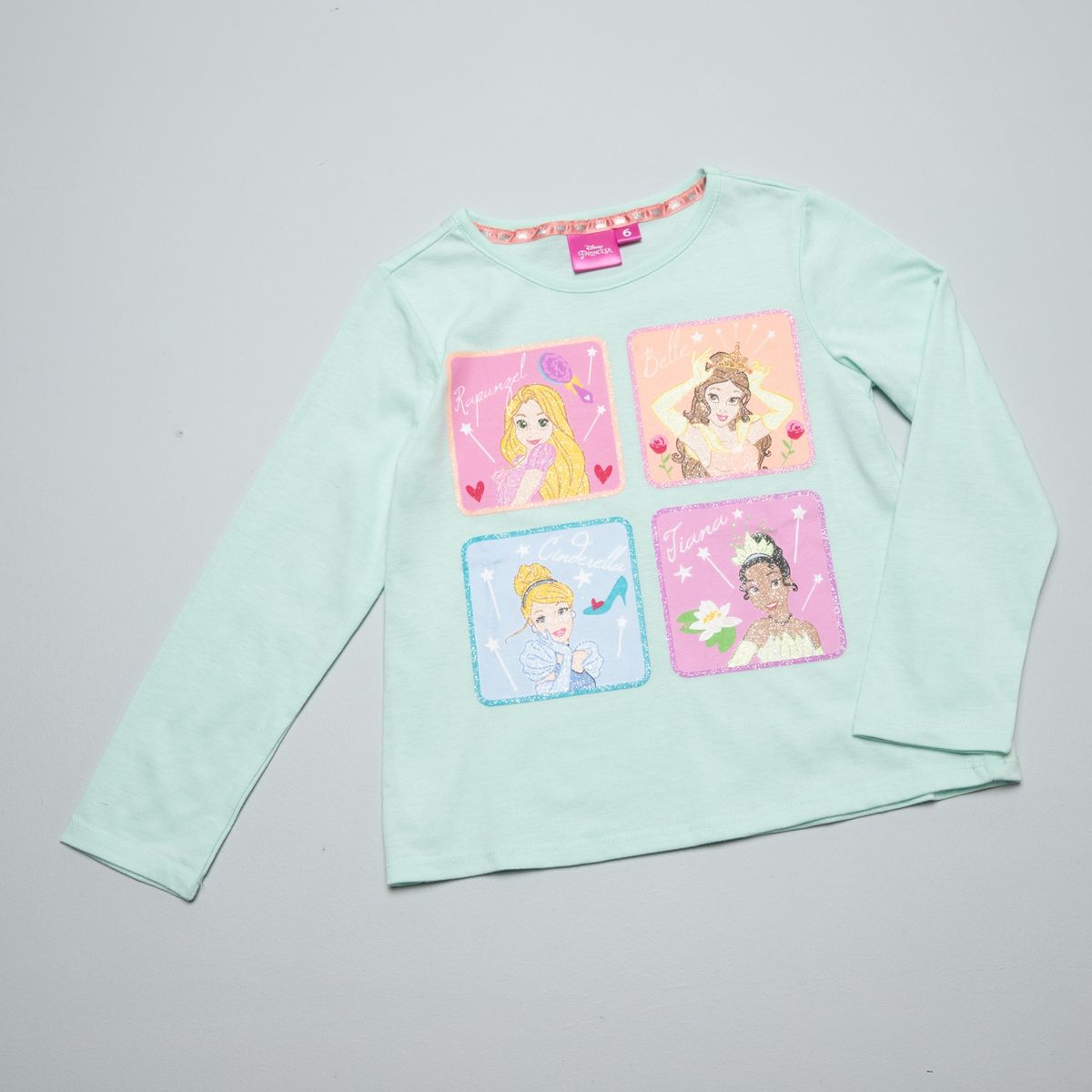 PRINCESAS - Polera Pack 3 Unidades Algodón Niña Princesas