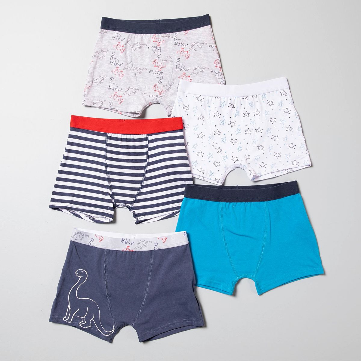 YAMP - Boxer Pack De 5 Unidades Algodón Niño Yamp