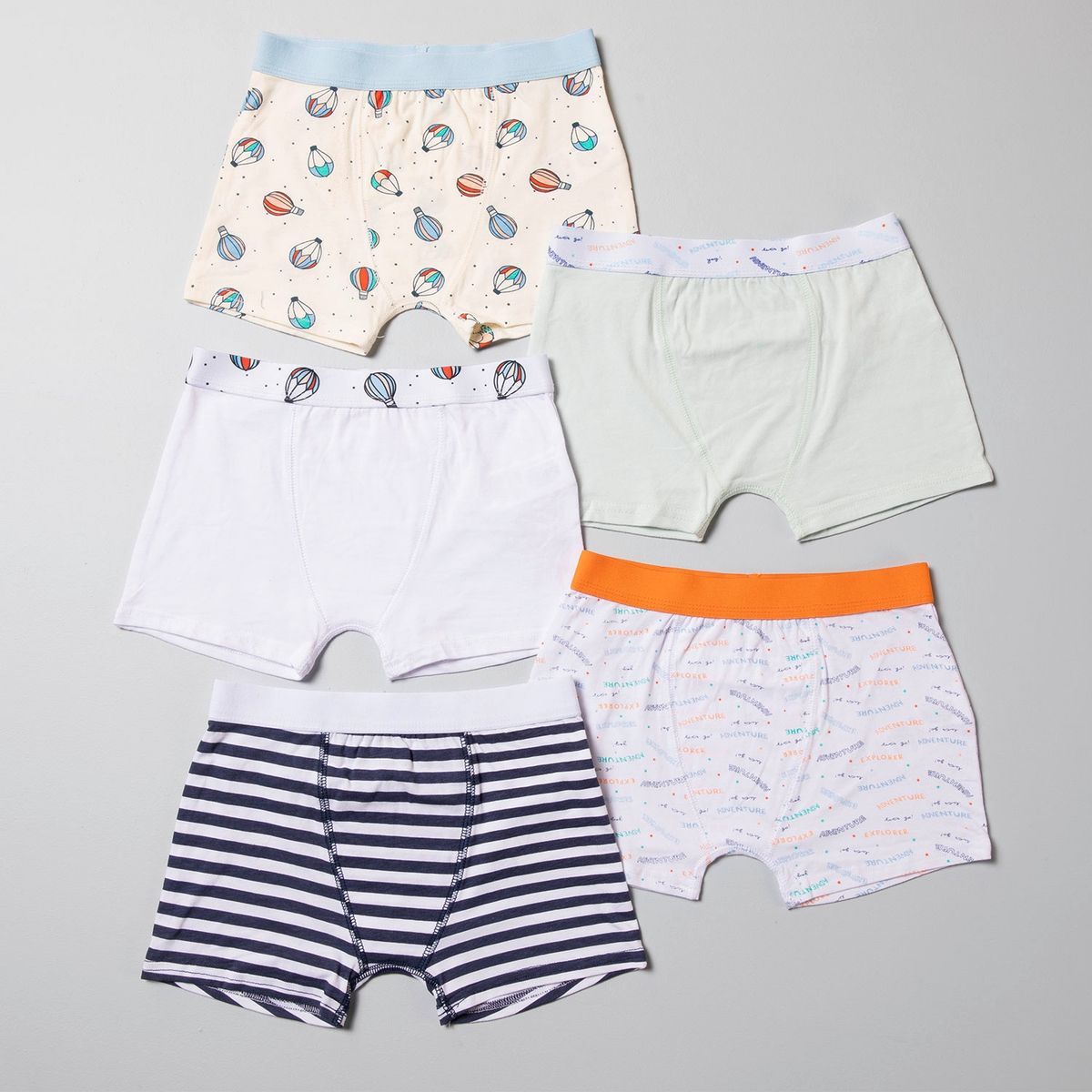 YAMP - Boxer Pack De 5 Unidades Algodón Niño Yamp