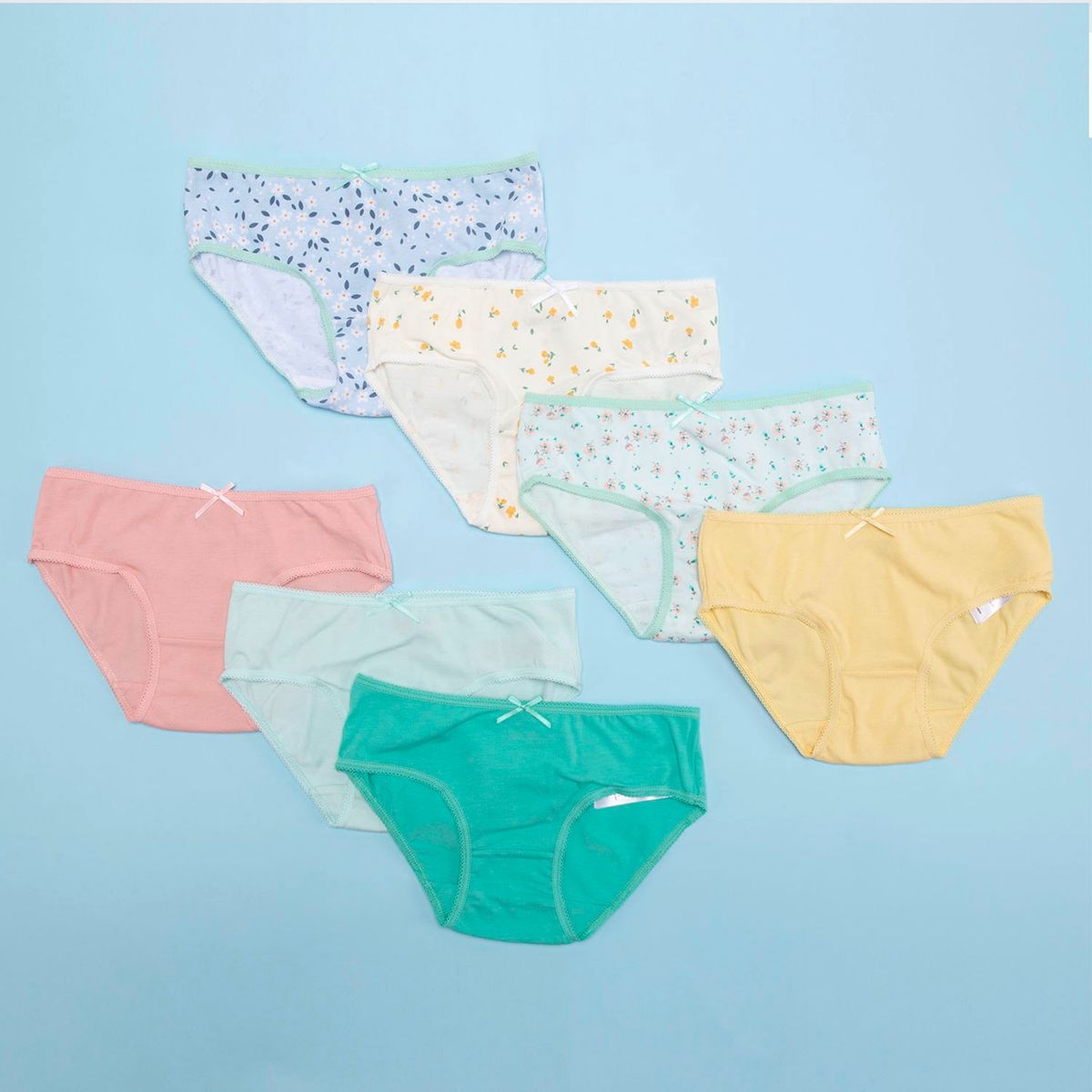 YAMP - Calzón Pack De 7 Unidades Algodón Niña Yamp