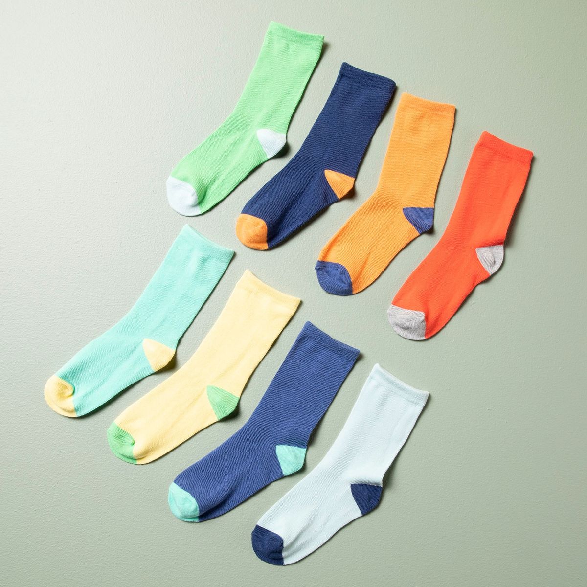 YAMP - Pack de 8 Calcetín Deportivo Niño Yamp