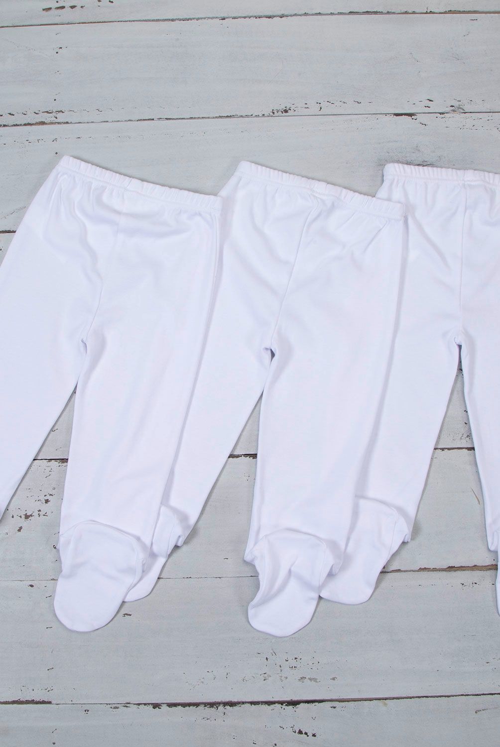 YAMP - Pack De 3 Pantalones Yamp Unisex Bebé Algodón Blanco