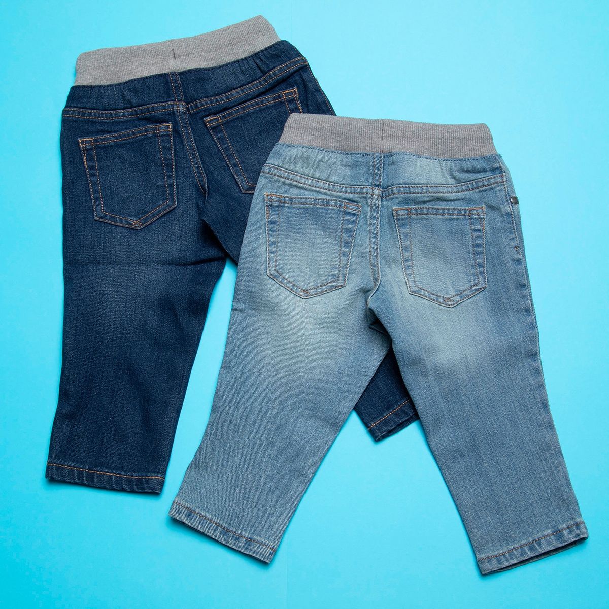 YAMP - Jeans Bebé Niño Denim Cintura Elásticada Yamp