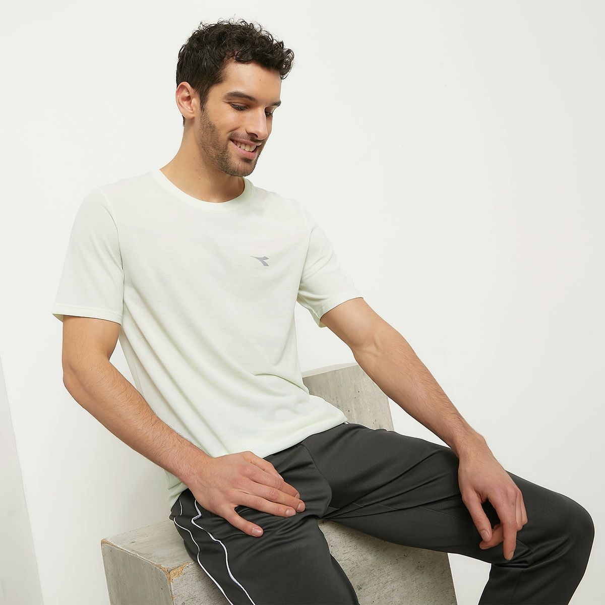 DIADORA - Polera Manga Corta Deportiva Hombre Diadora