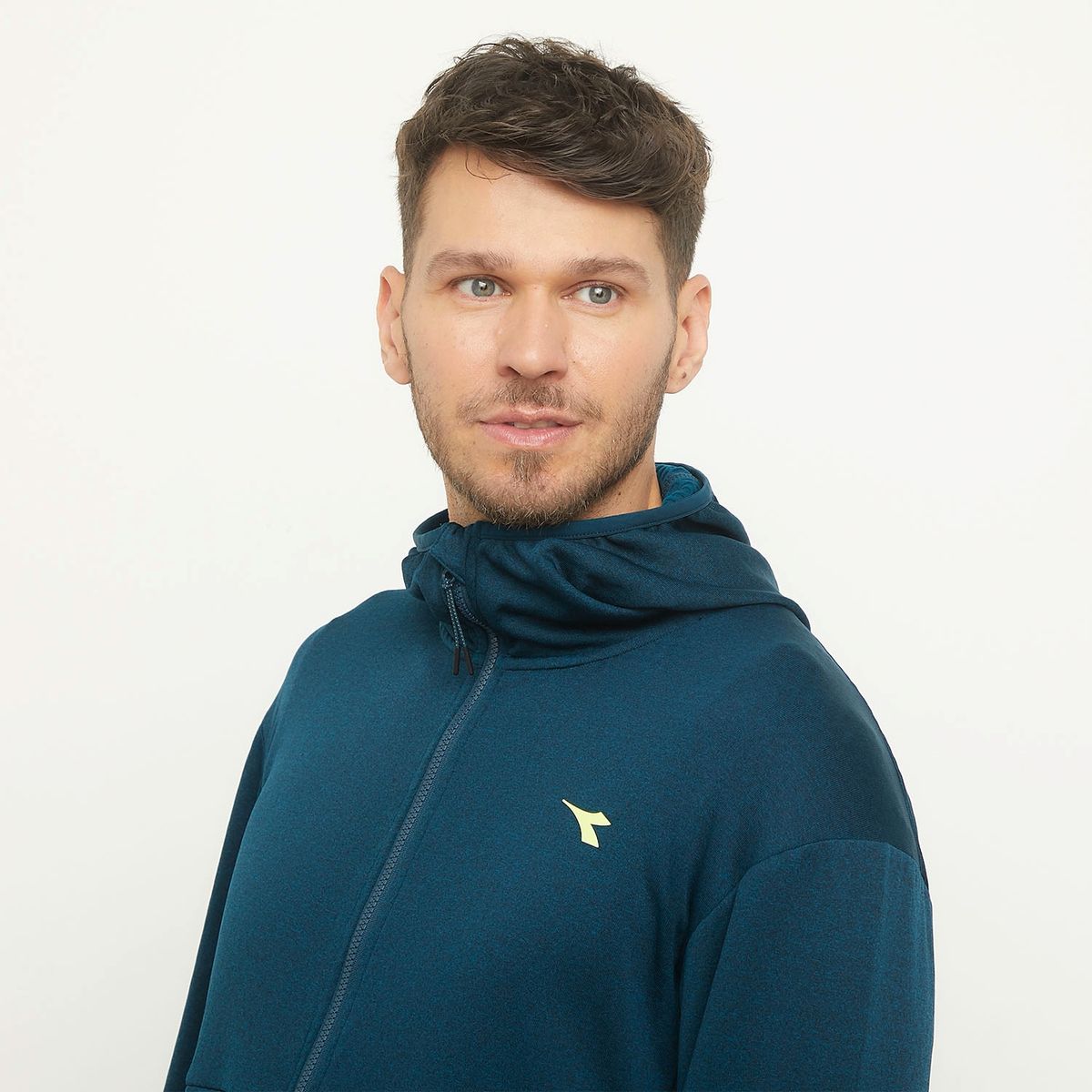 DIADORA - Polerón Full Zipper Con Cierre Hombre Diadora