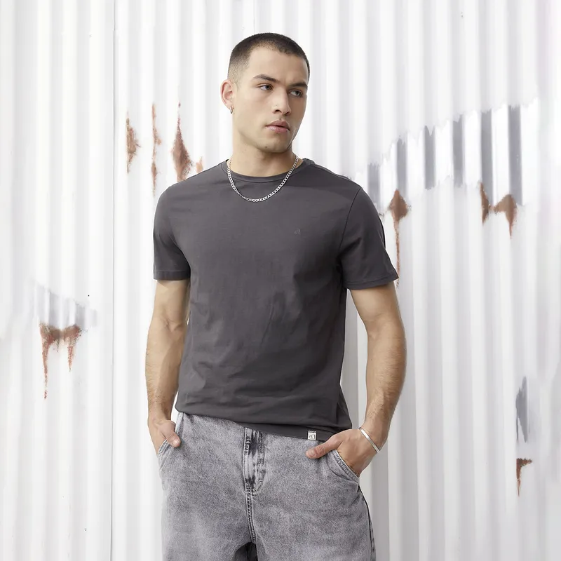 AMERICANINO - Polera Americanino Manga Corta Algodón Hombre Estilo Casual