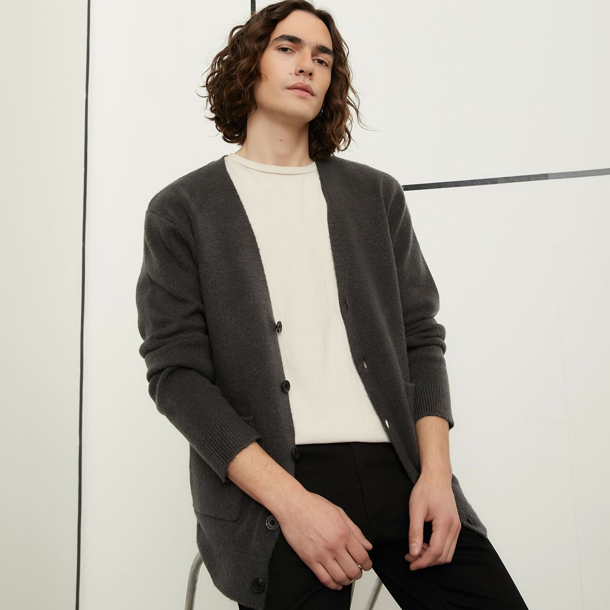 AMERICANINO - Sweater Chaleco Hombre Americanino