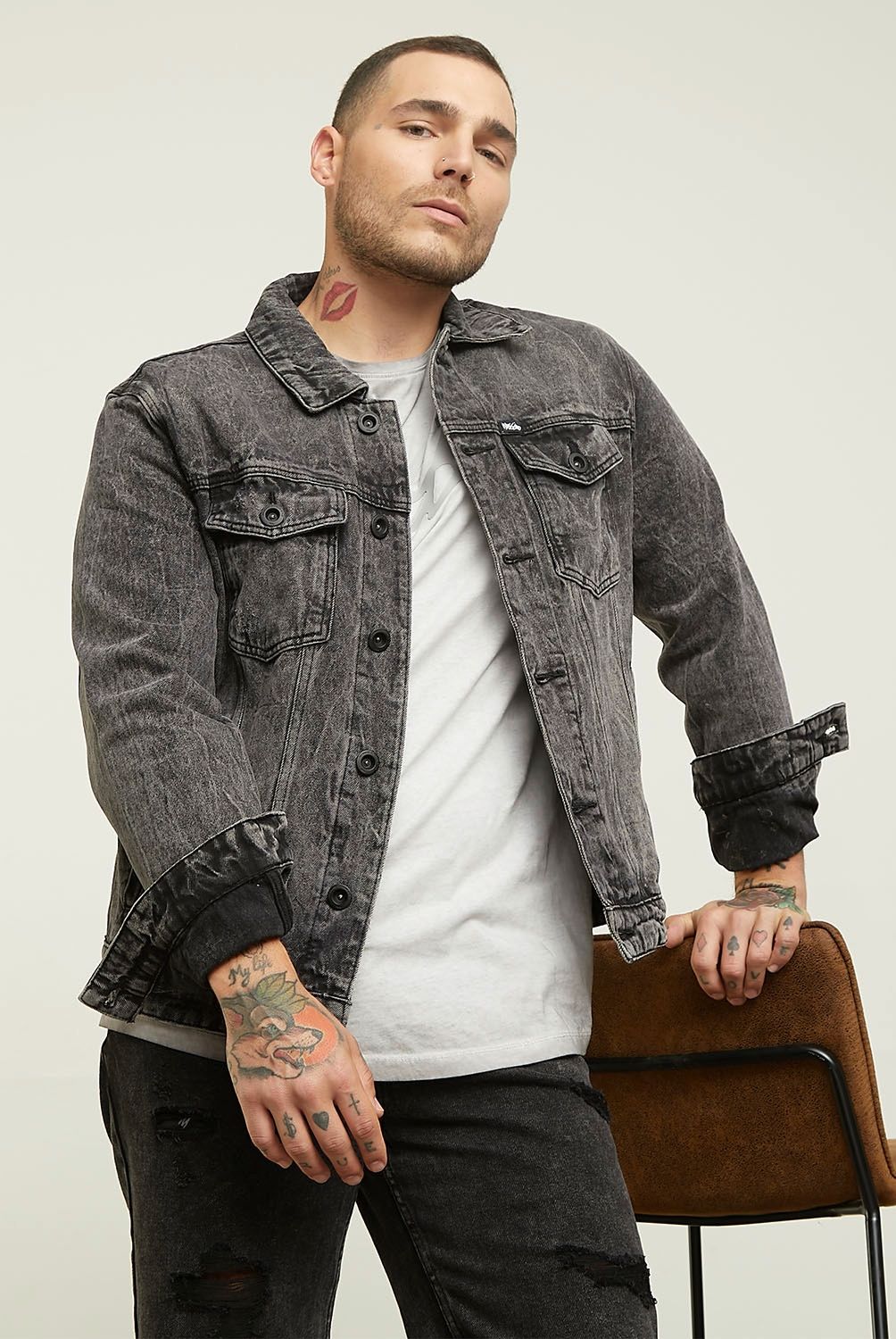 MOSSIMO - Chaqueta De Jeans Hombre Mossimo