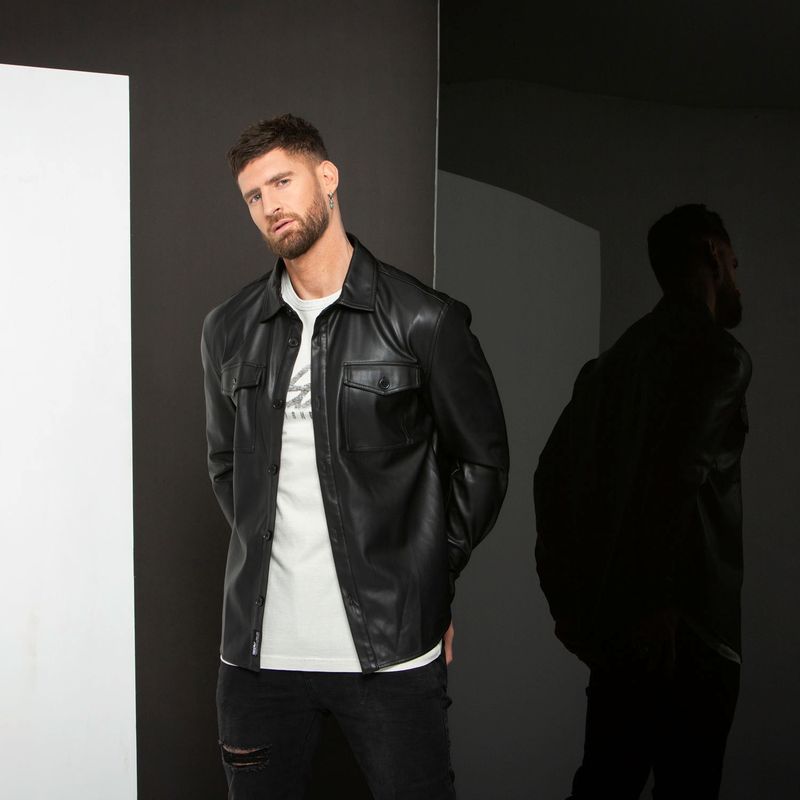 Chaqueta Ecocuero Falabella Mossimo Mujer MOSSIMO Chaqueta