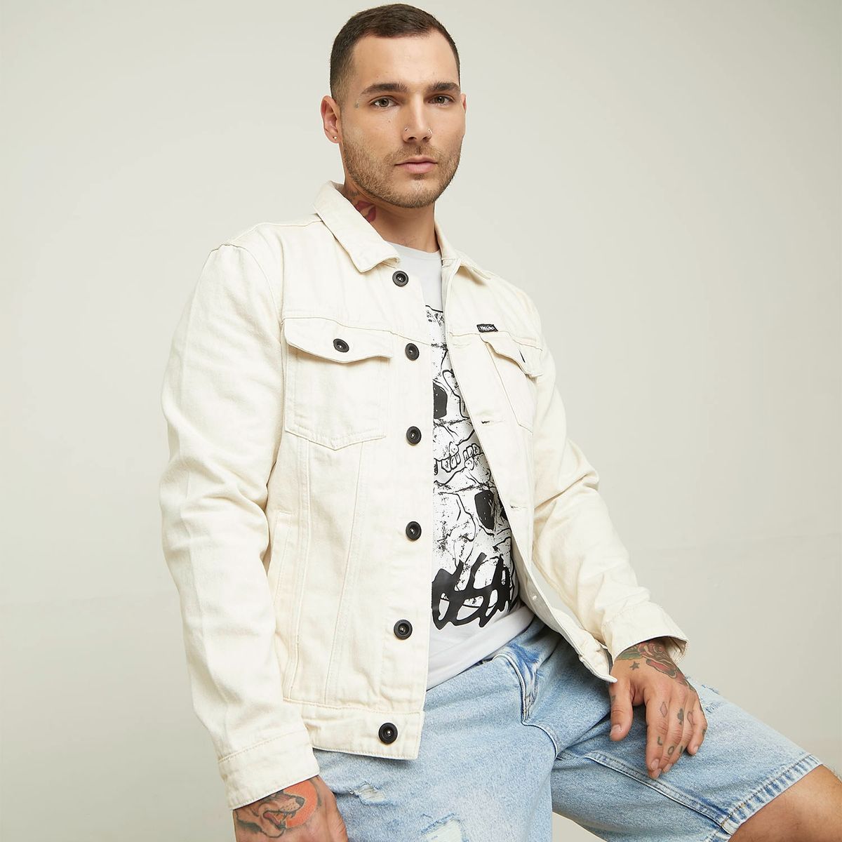 MOSSIMO - Chaqueta De Jeans Hombre Mossimo