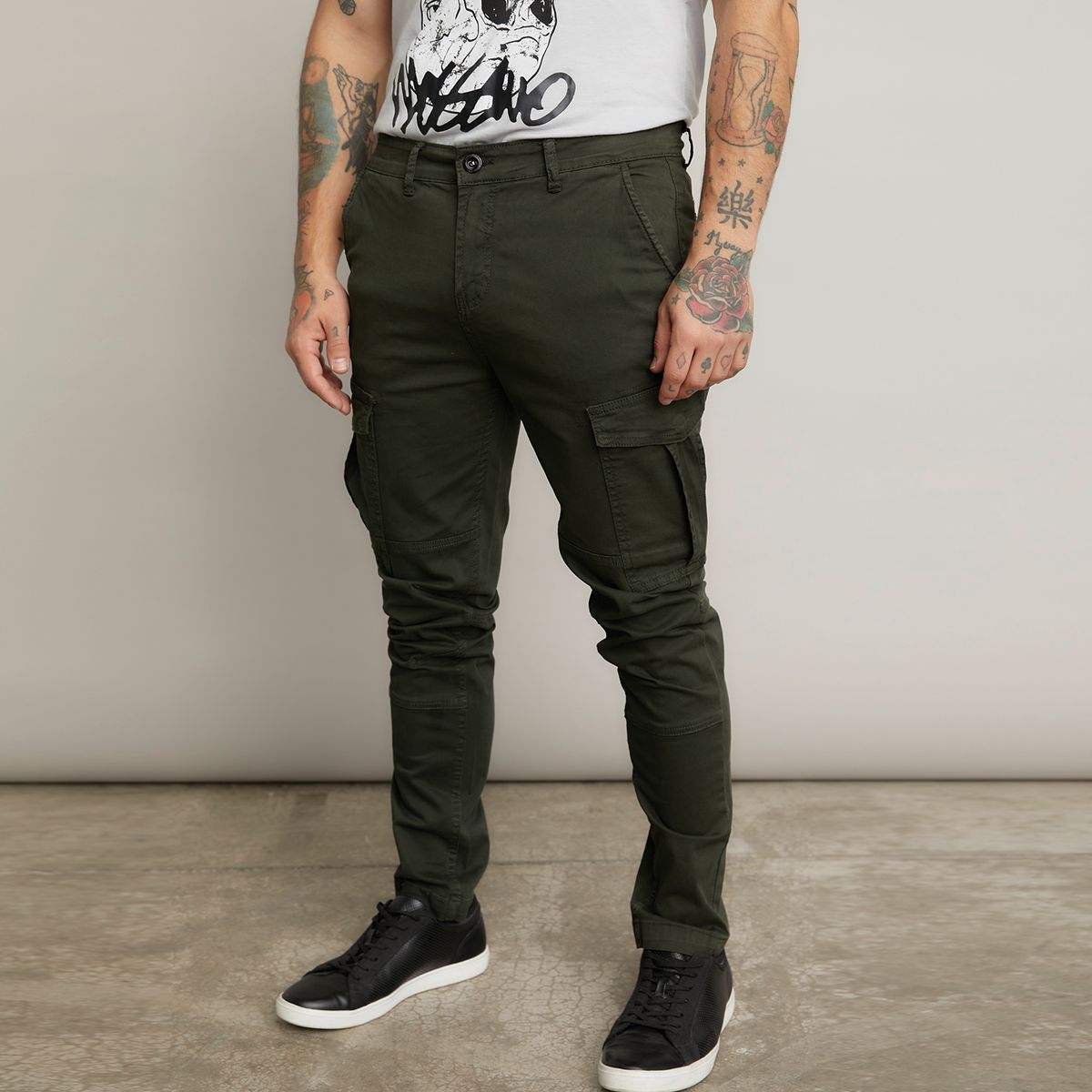 MOSSIMO - Jogger Cargo Skinny Fit Hombre Mossimo