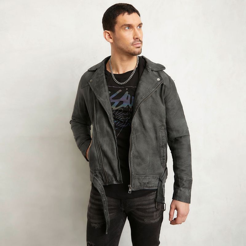 MOSSIMO Chaqueta Cuero Hombre Mossimo