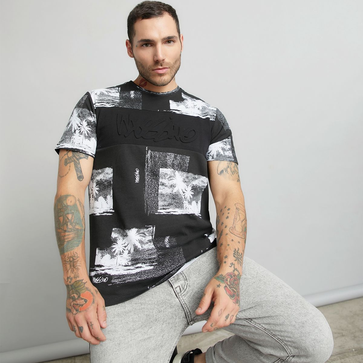 MOSSIMO - Mossimo Polera Manga Corta Hombre