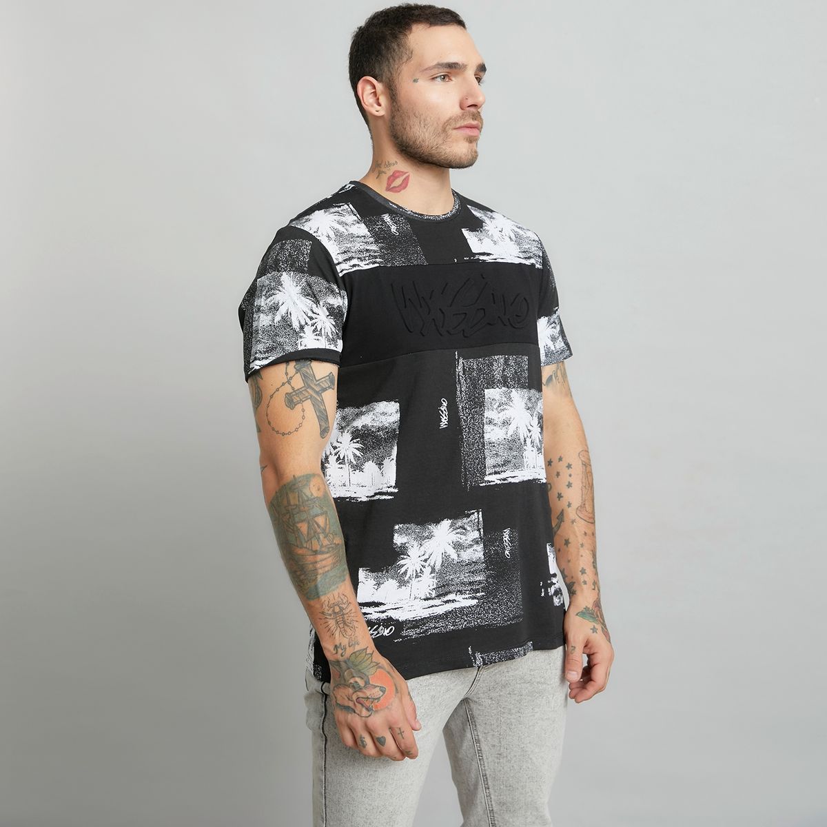 MOSSIMO - Mossimo Polera Manga Corta Hombre