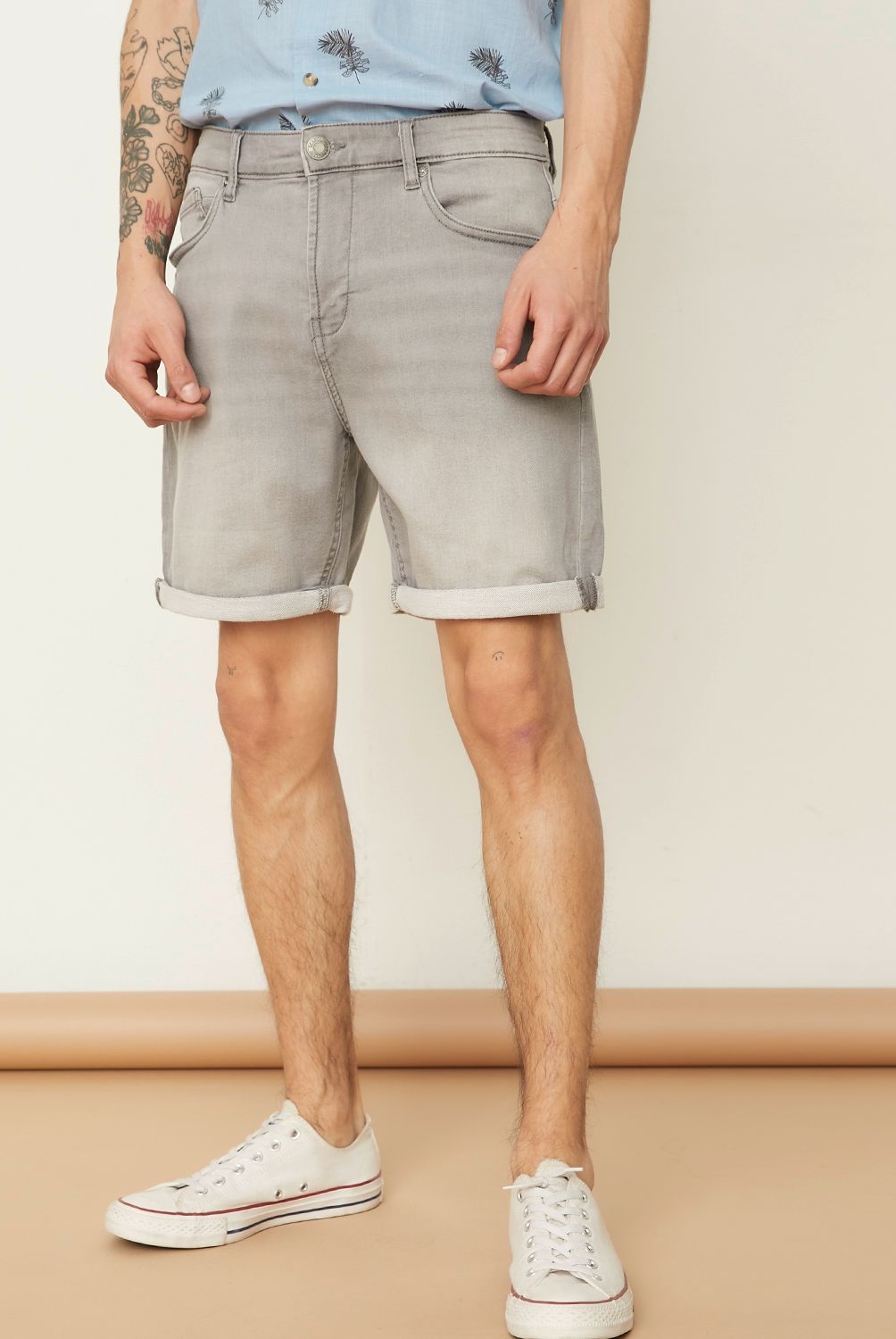 BEARCLIFF - Short Bermuda Denim Regular Fit Hombre Bearcliff