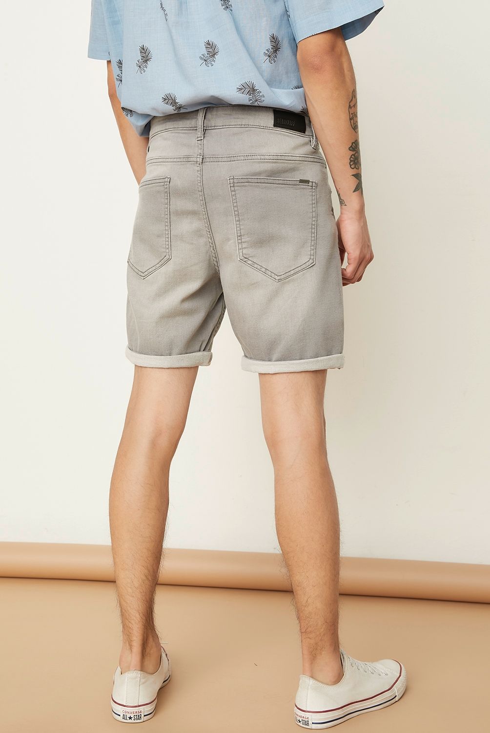 BEARCLIFF - Short Bermuda Denim Regular Fit Hombre Bearcliff