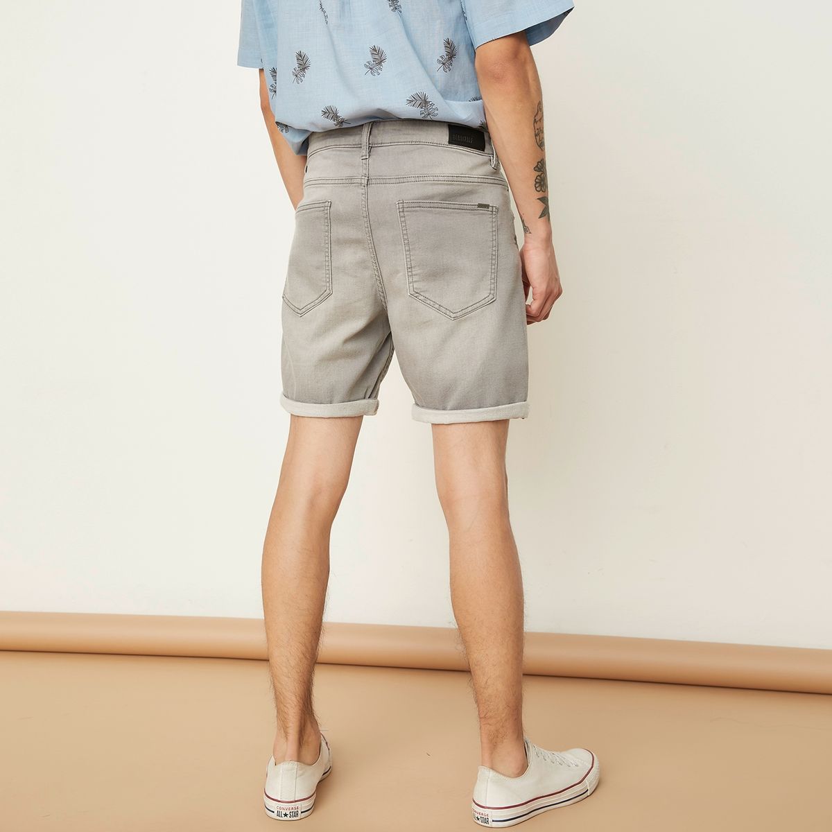 BEARCLIFF - Short Bermuda Denim Regular Fit Hombre Bearcliff