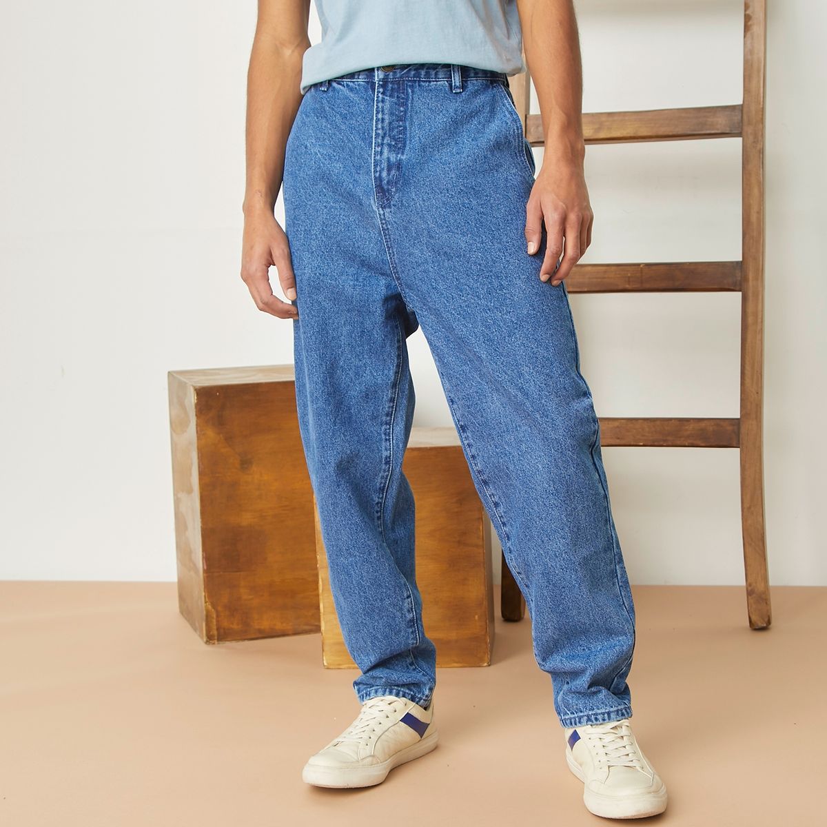 BEARCLIFF - Jeans Balloon Fit Hombre Bearcliff