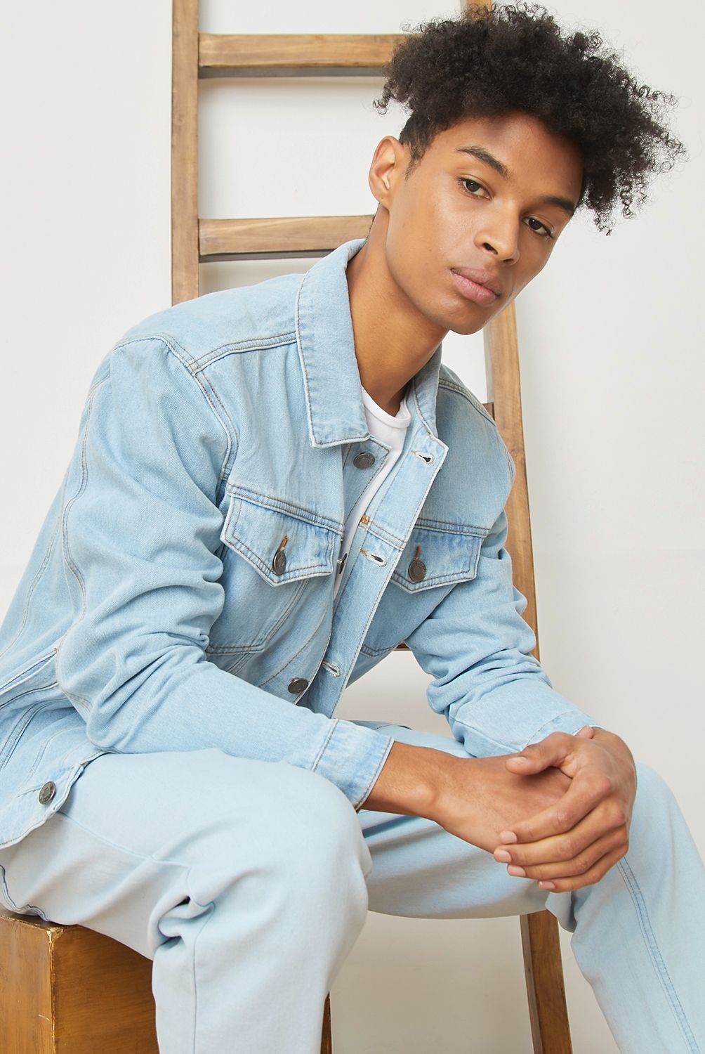 BEARCLIFF - Bearcliff Chaqueta De Jeans Hombre