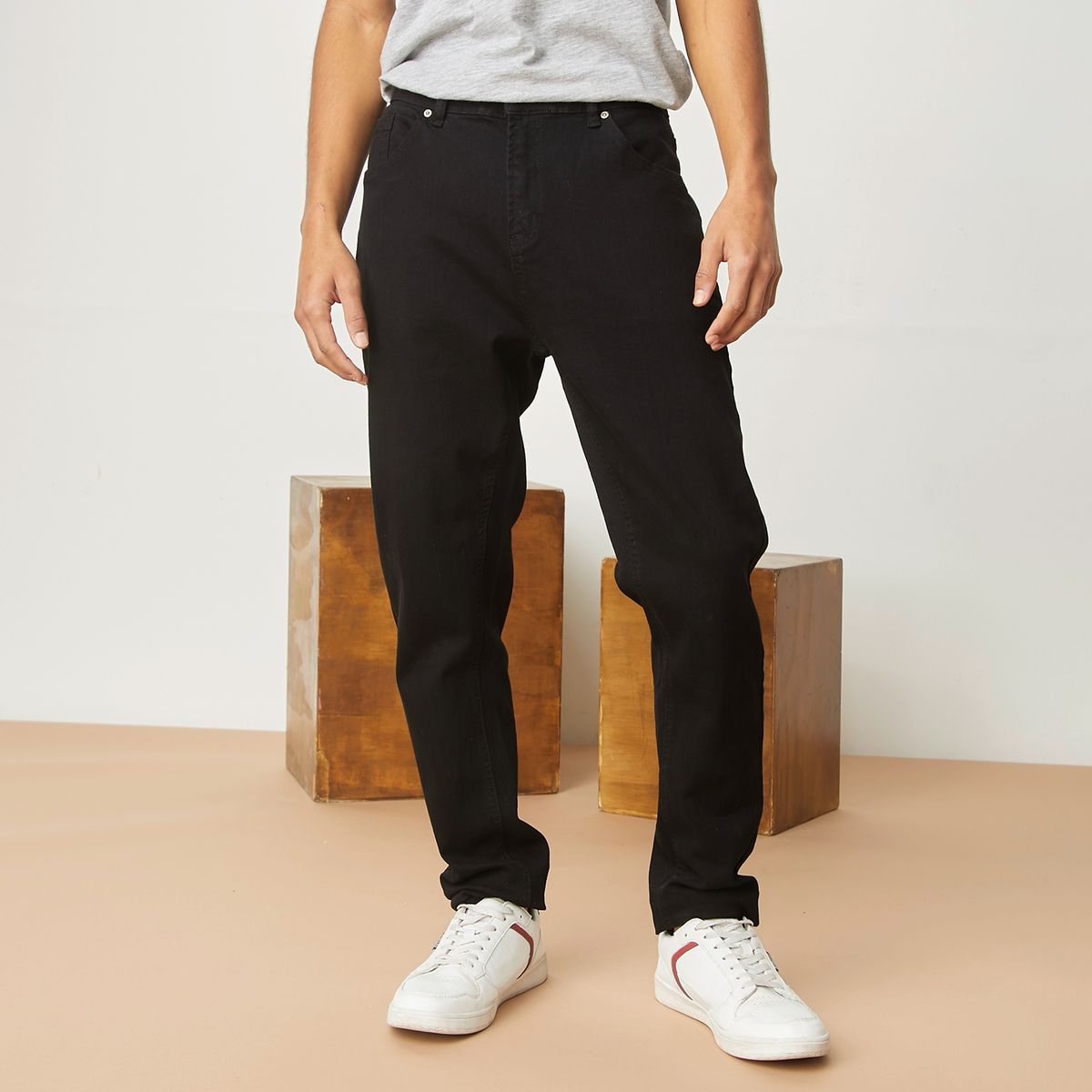 BEARCLIFF - Pantalón Carrot Fit Algodón Hombre Bearcliff