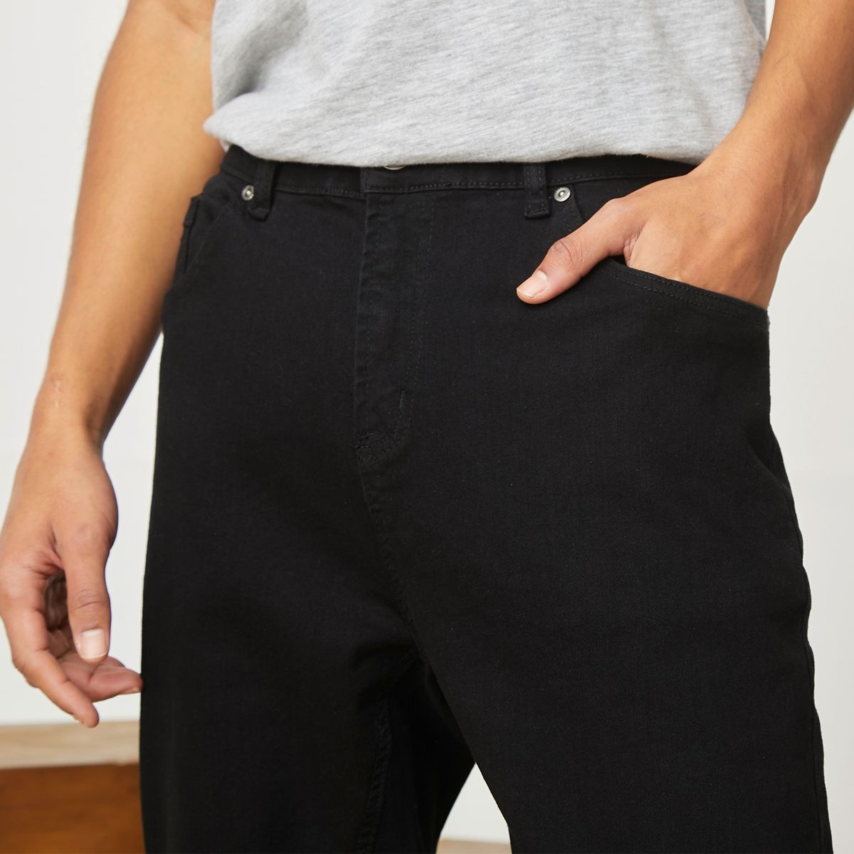 BEARCLIFF - Pantalón Carrot Fit Algodón Hombre Bearcliff