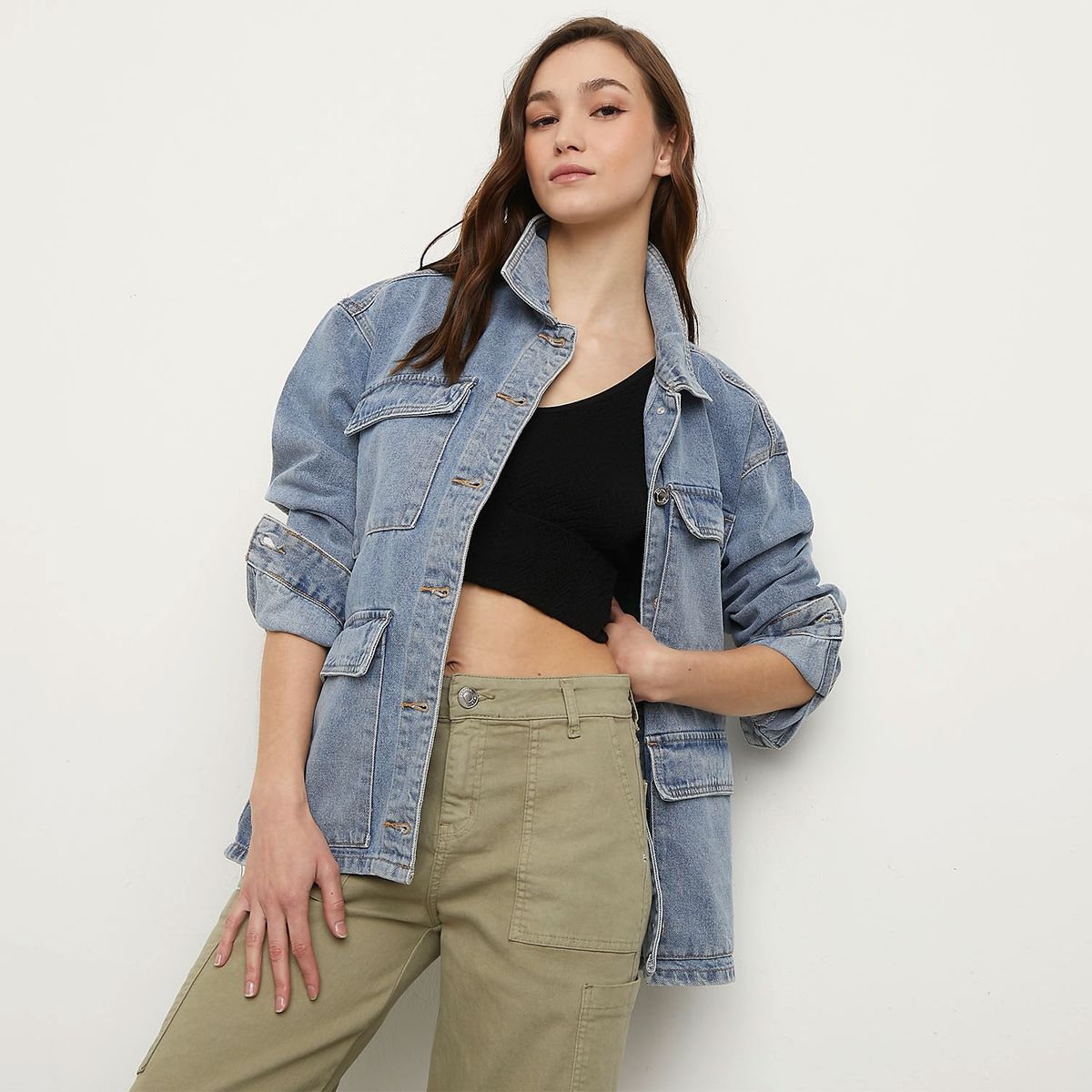 SYBILLA - Chaqueta De Jeans Mujer Sybilla