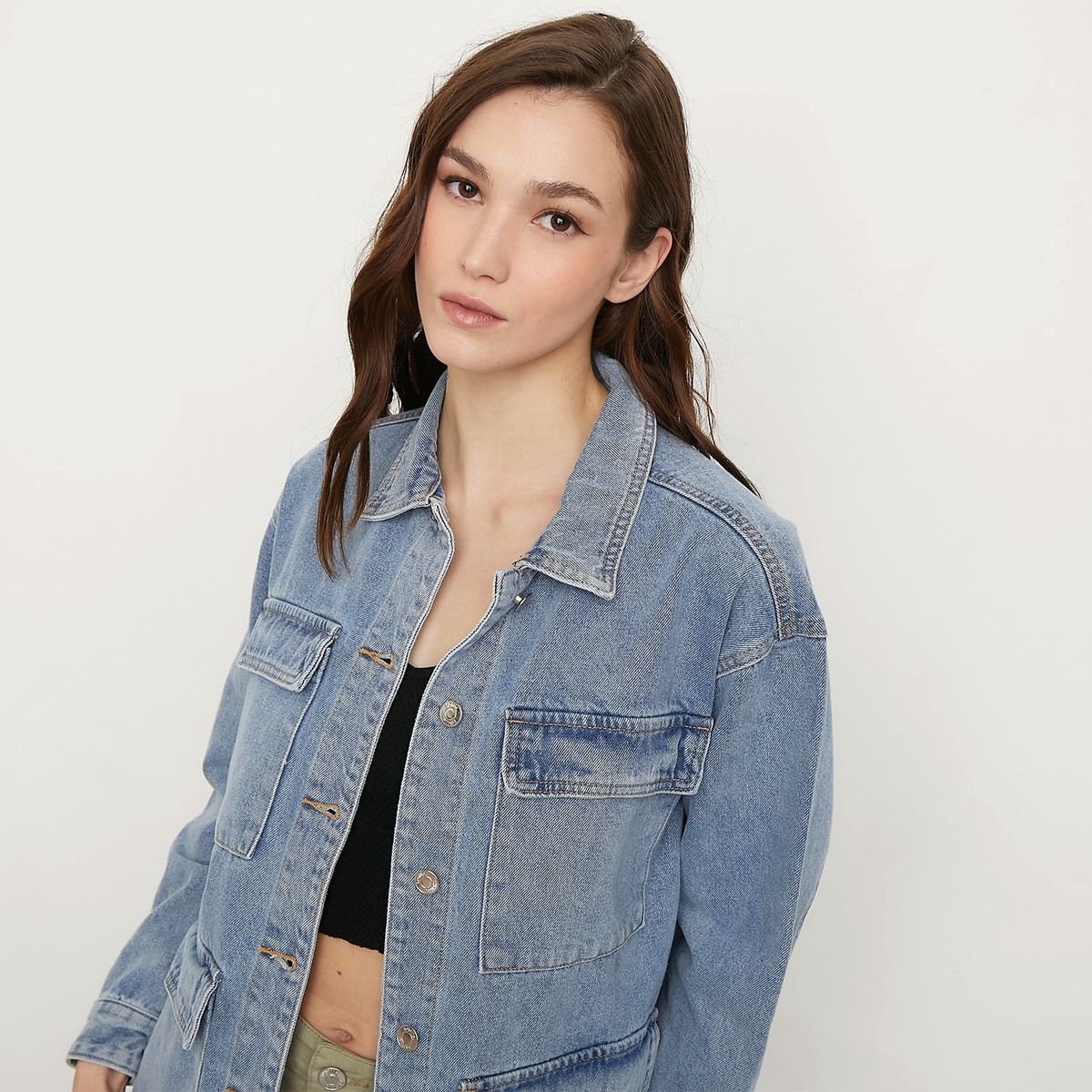 SYBILLA - Chaqueta De Jeans Mujer Sybilla