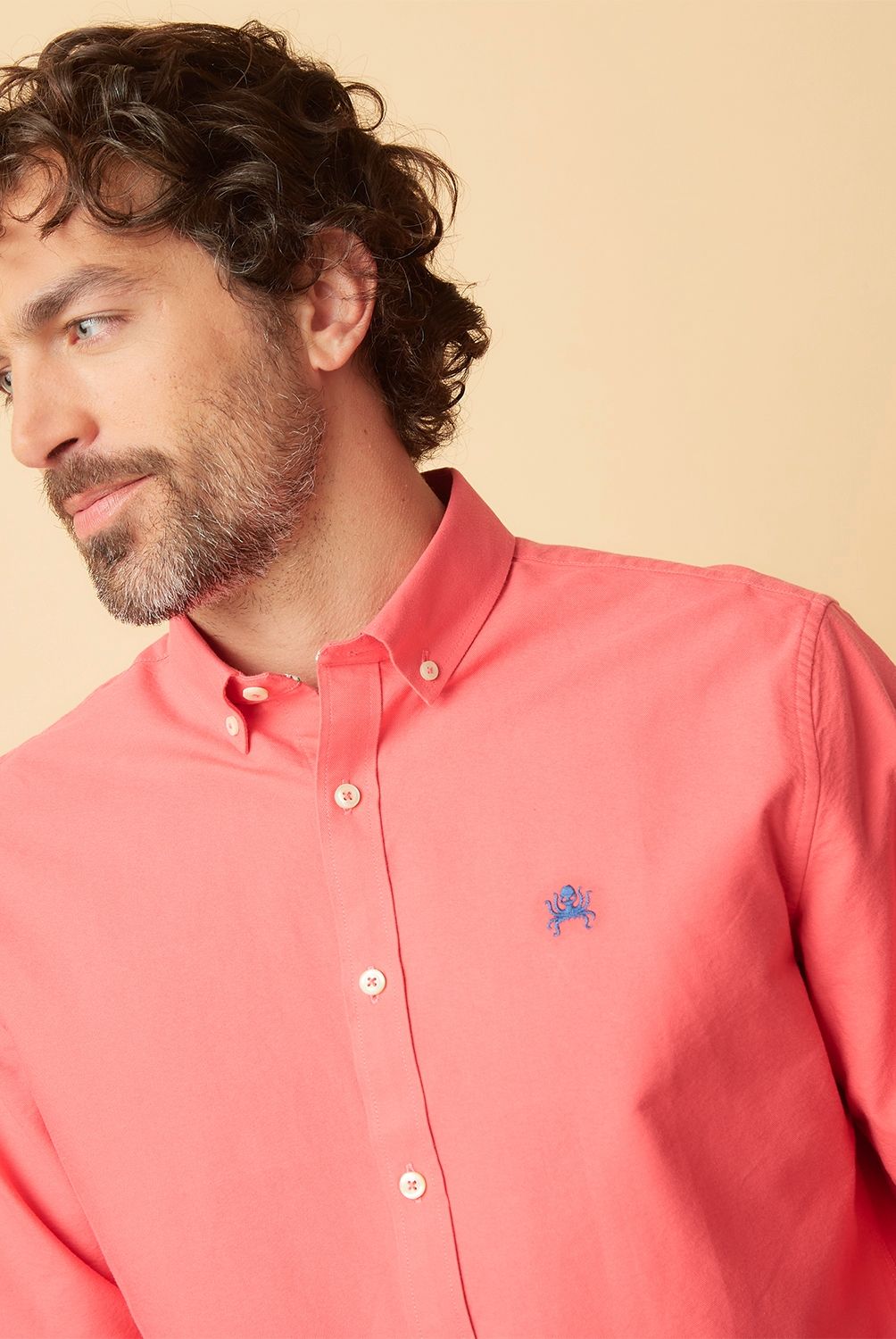 CASCAIS - Camisa Casual Algodón Orgánico Manga Larga Hombre Cascais