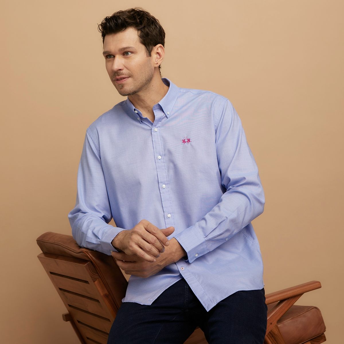 LA MARTINA - Camisa Algodón Regular Fit Hombre La Martina