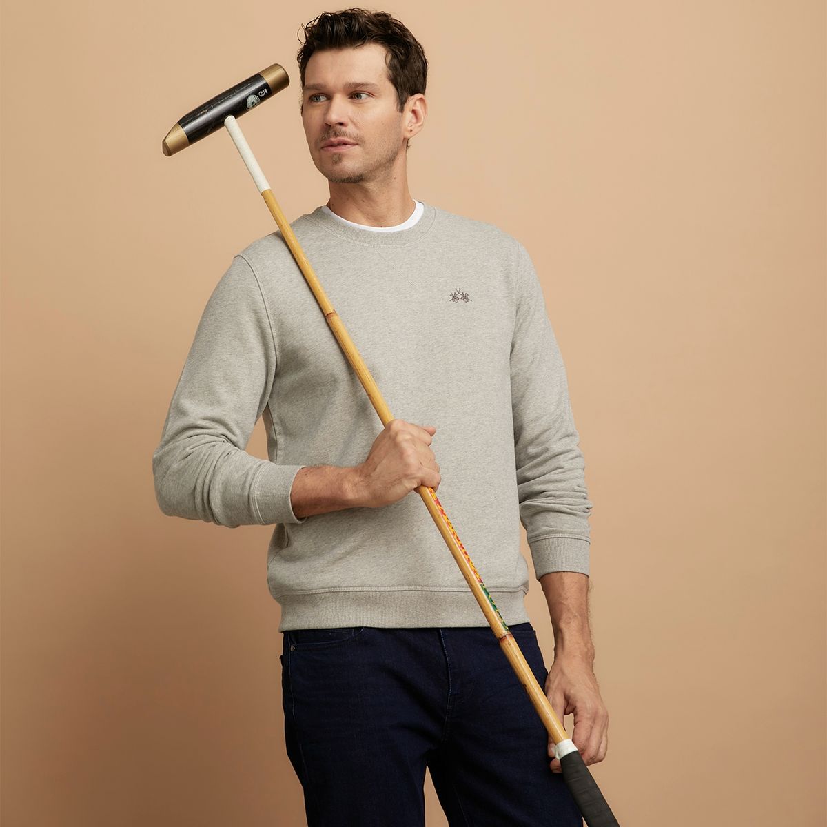 LA MARTINA - La Martina Polerón Crewneck Algodón Hombre