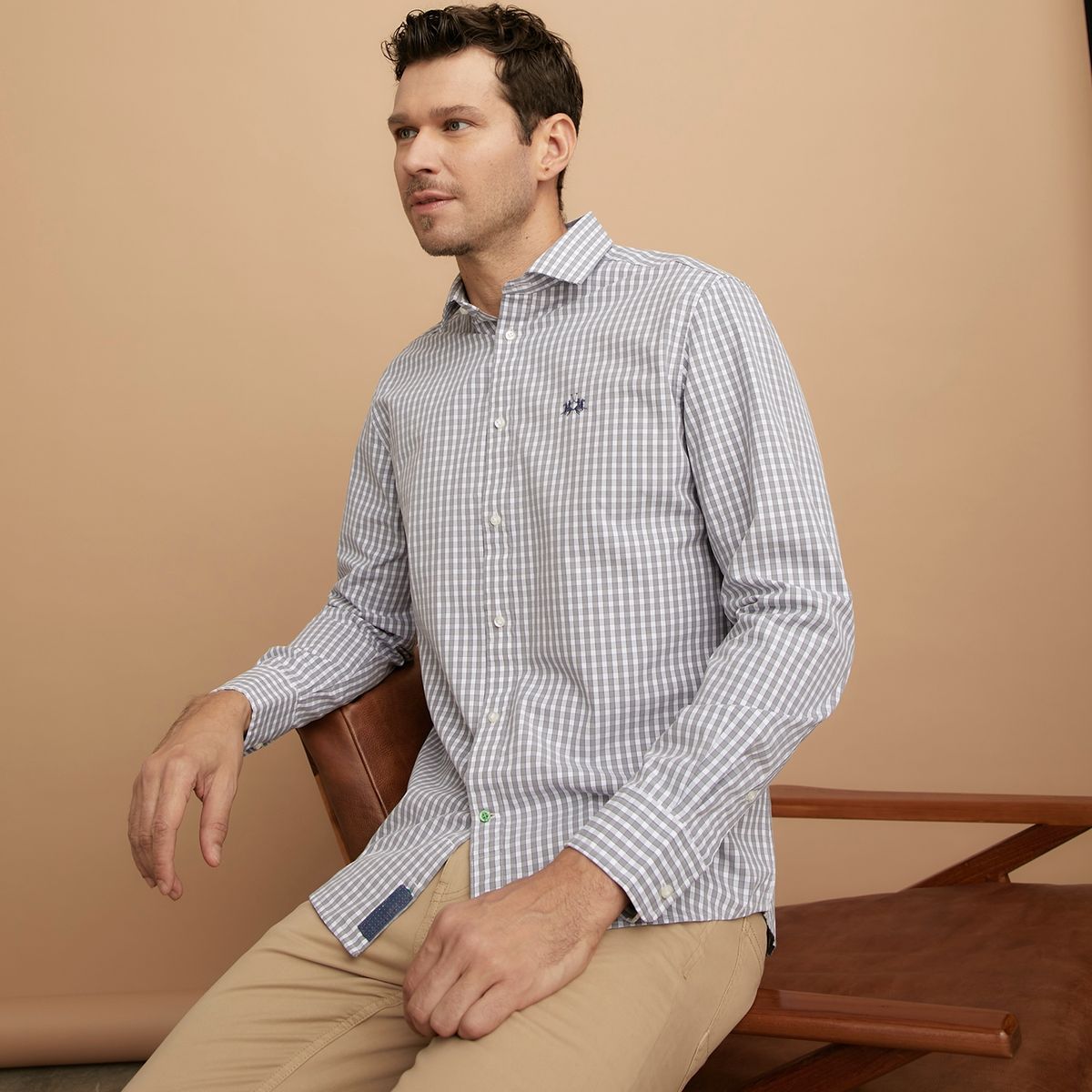 LA MARTINA - Camisa Algodón Slim Fit Hombre La Martina