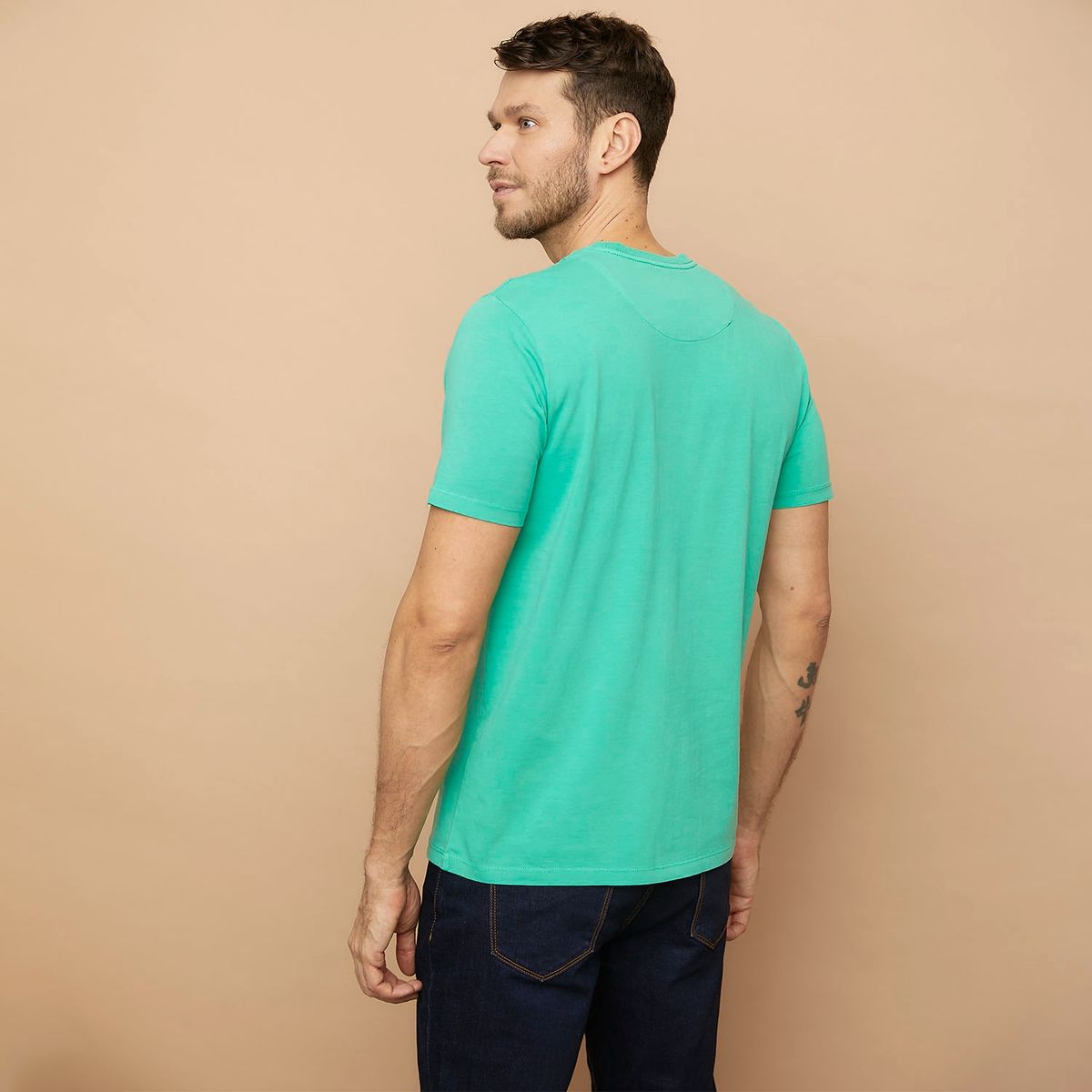 LA MARTINA - Polera Cuello Redondo Algodón Premium Hombre La Martina