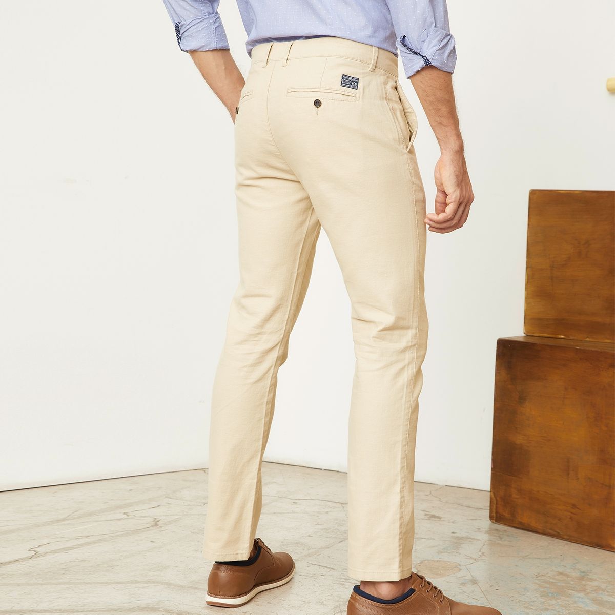 LA MARTINA - La Martina Pantalón Lino Regular Fit Hombre