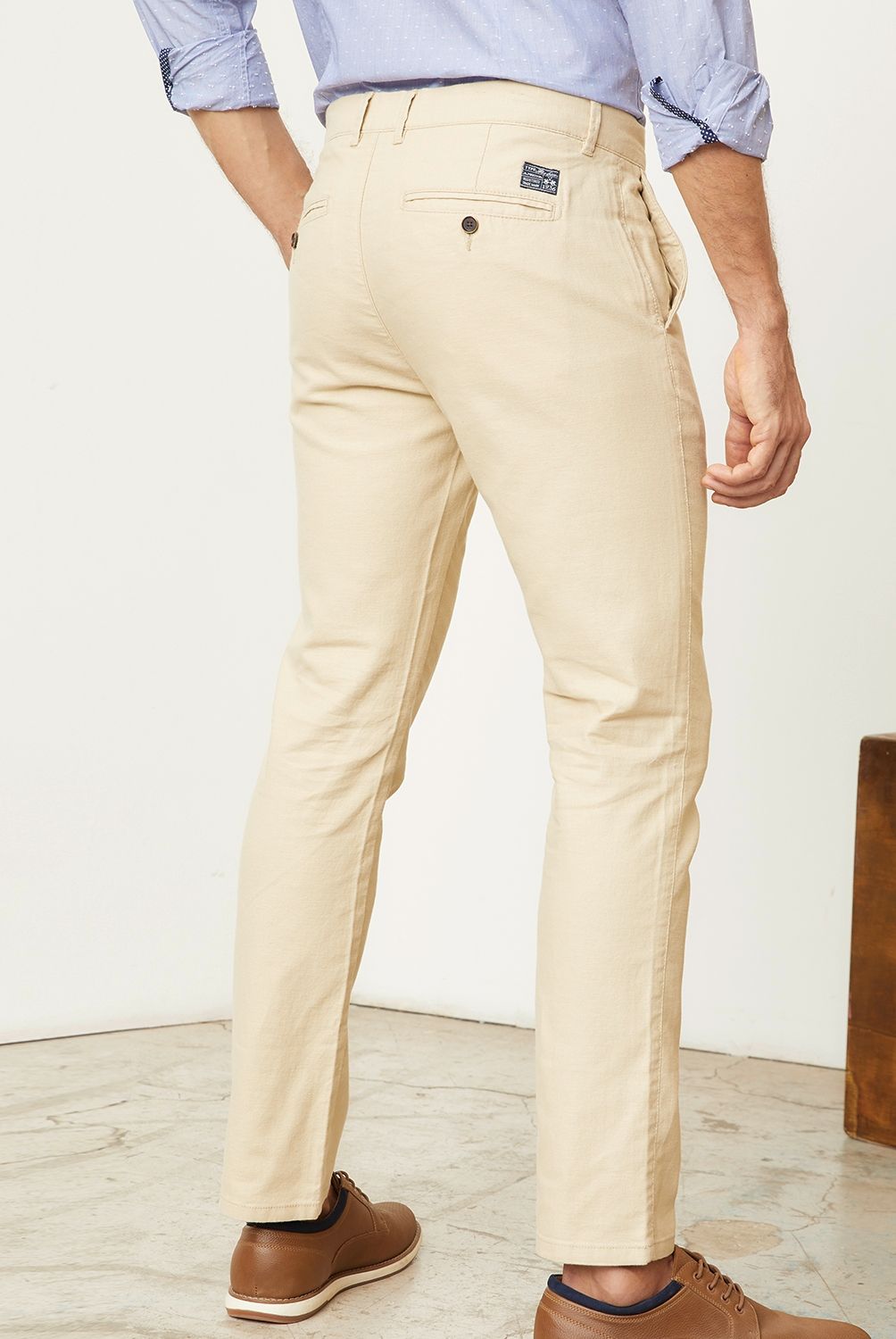LA MARTINA - La Martina Pantalón Lino Regular Fit Hombre