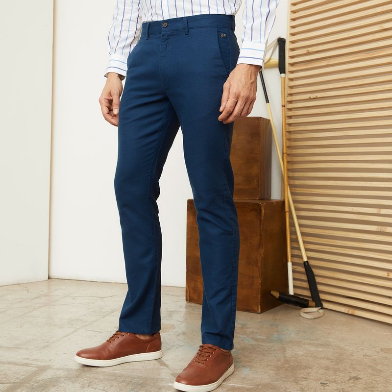 LA MARTINA - La Martina Pantalón Lino Regular Fit Hombre