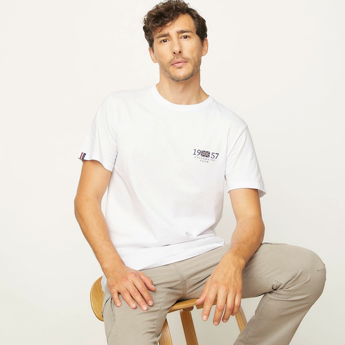 UNIVERSITY CLUB - Polera Manga Corta Algodón Hombre University Club