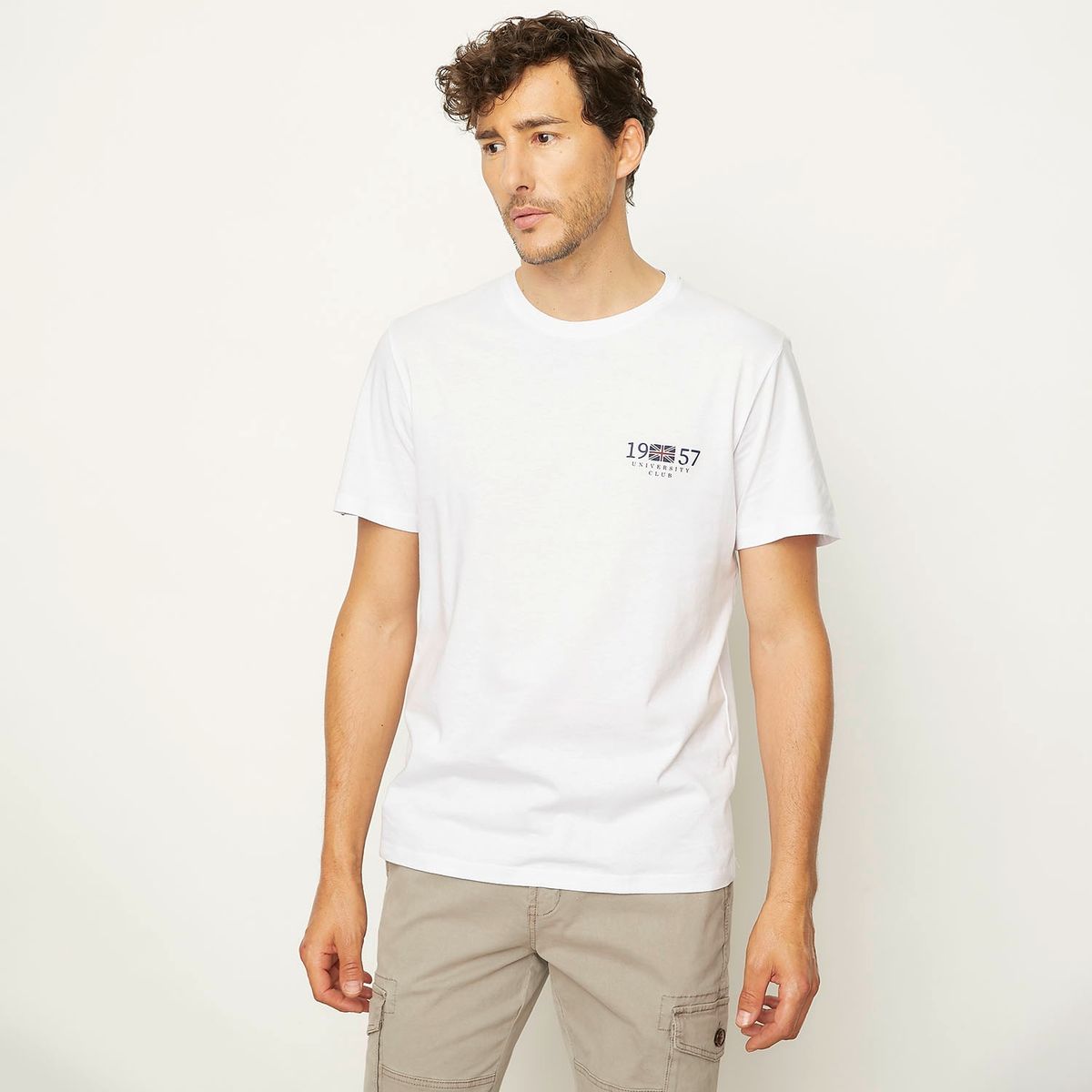 UNIVERSITY CLUB - Polera Manga Corta Algodón Hombre University Club