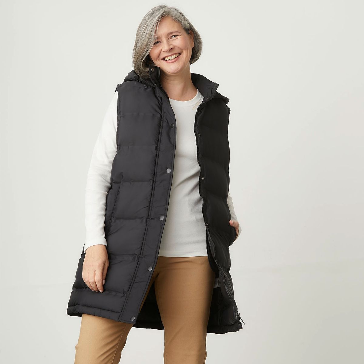 NEWPORT - Parka Sin Mangas Mujer Newport