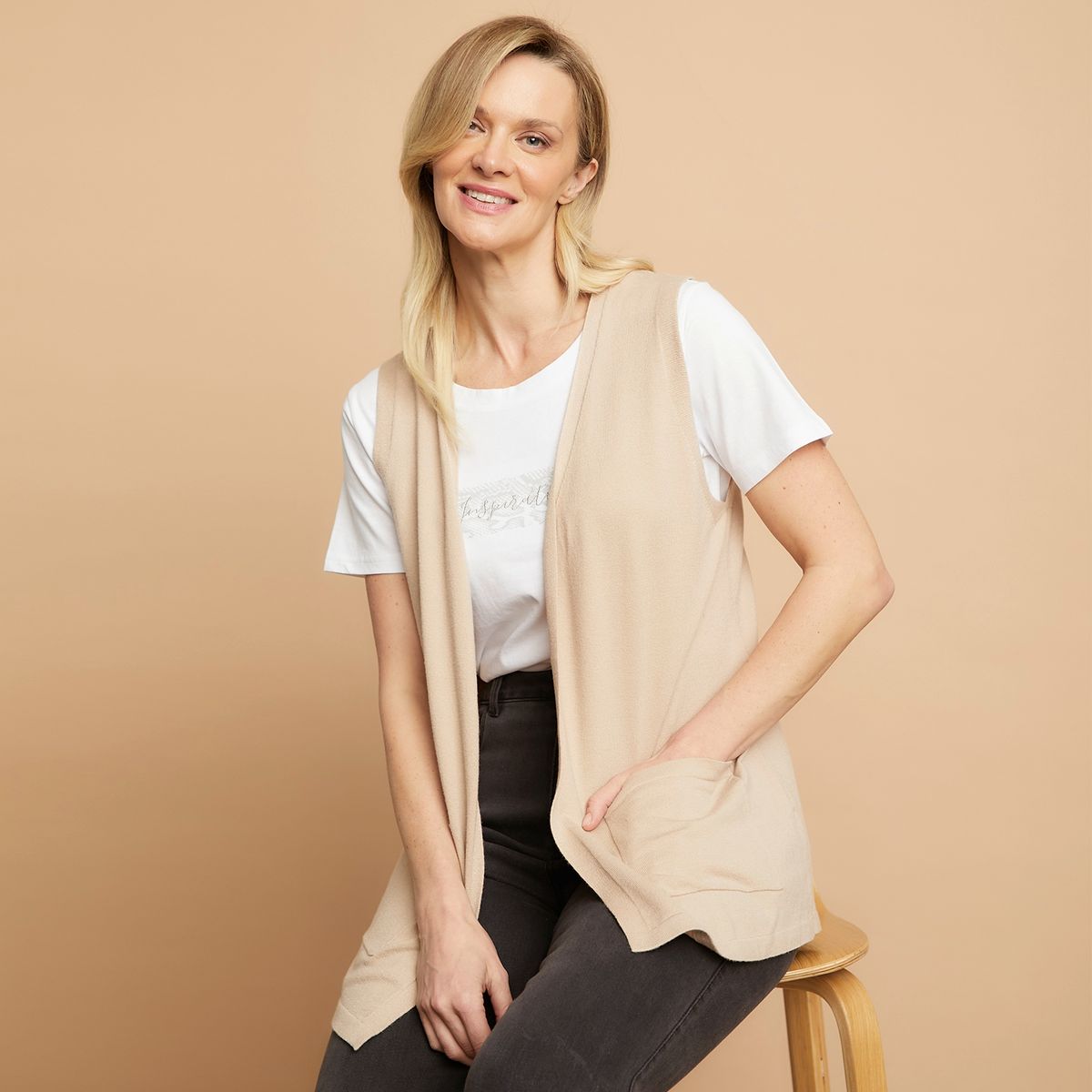 S COCCI - Chaleco Mujer S Cocci