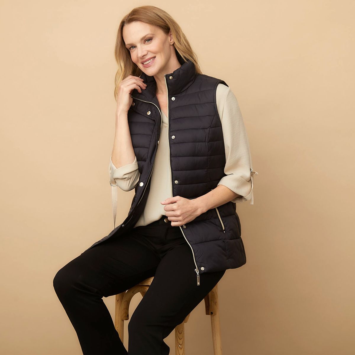 S COCCI - Stefano Cocci Parka Sin Mangas Mujer