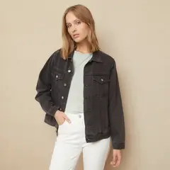 UNIVERSITY CLUB - Chaqueta Denim Algodón Mujer Manga Larga